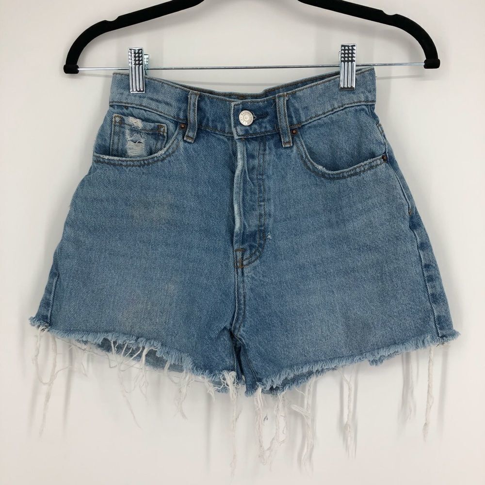 PACSUN Thalia Denim High‎ Waisted Icon Shorts